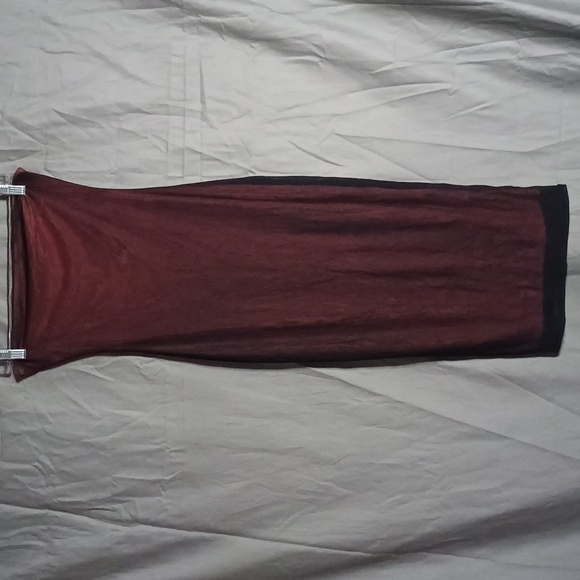 Wild Fable Burgundy and Black Maxi Skirt - Picture 1 of 5